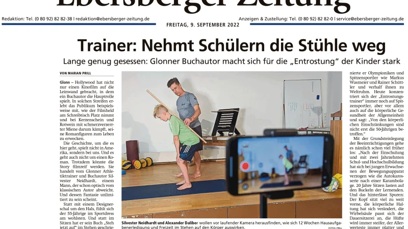 Ebersberger Zeitung: Nehmt Schülern die Stühle weg
